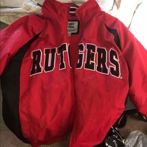 Rutgers vintage bomber jacket